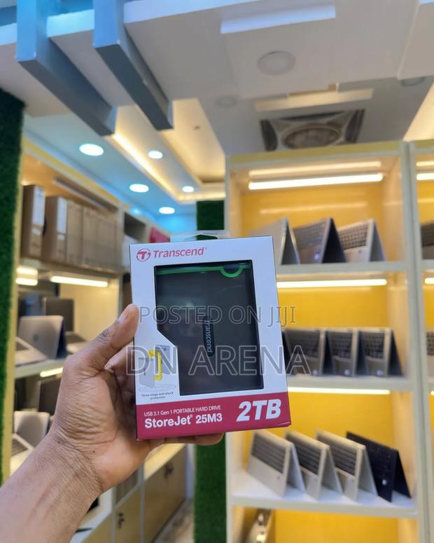 Transcend 2tb Hard Drive
Three-Stage Anti-Shock Protection · Photo 1