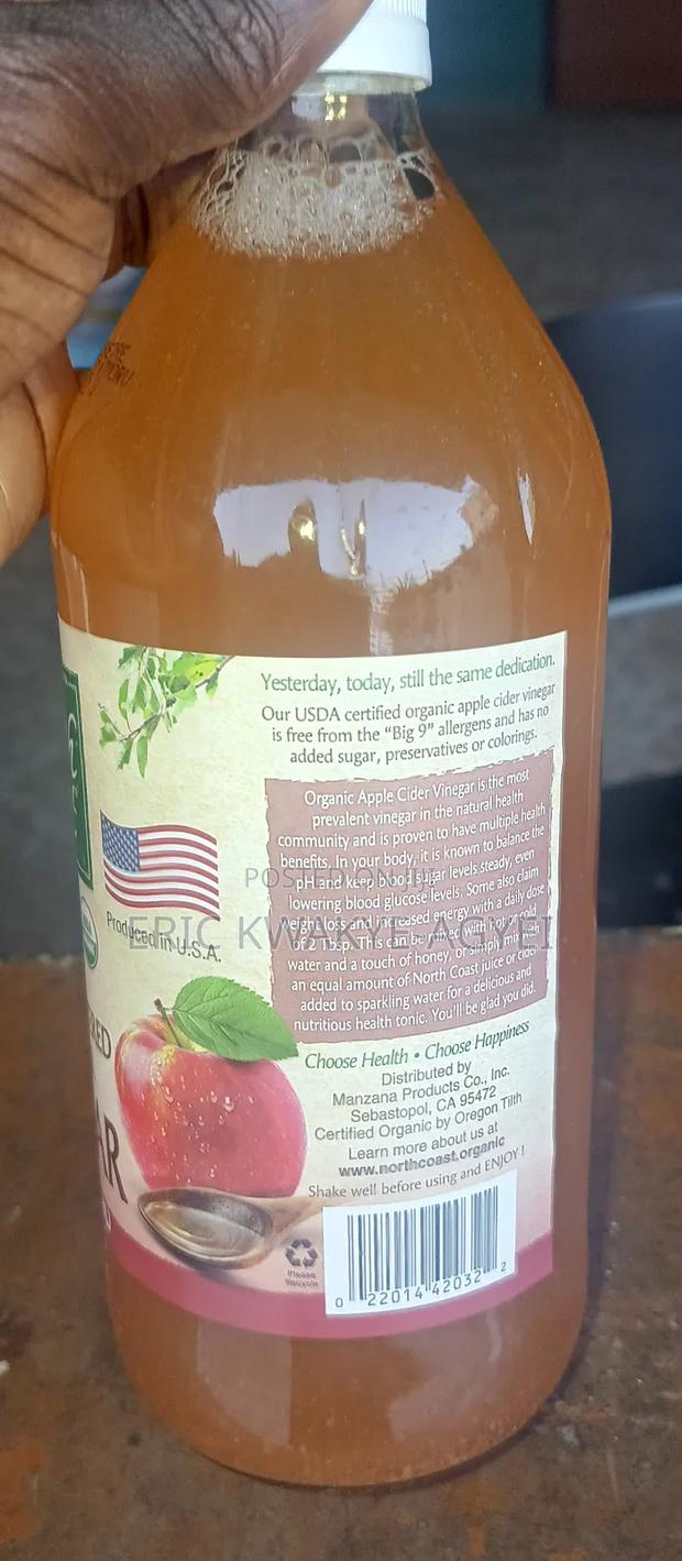 North Organic Raw Unfiltered Apple Cider Vinegar, 32 Fz · Photo 2