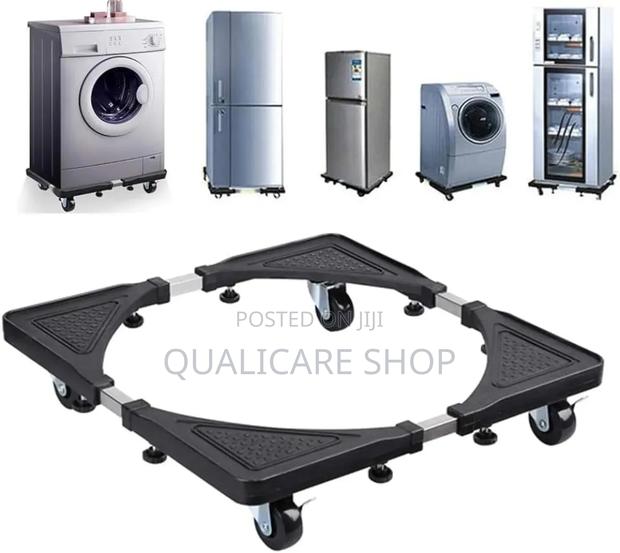 Multi-Function Adjusting Frame Fridge/Washing Machine Stand · Photo 1