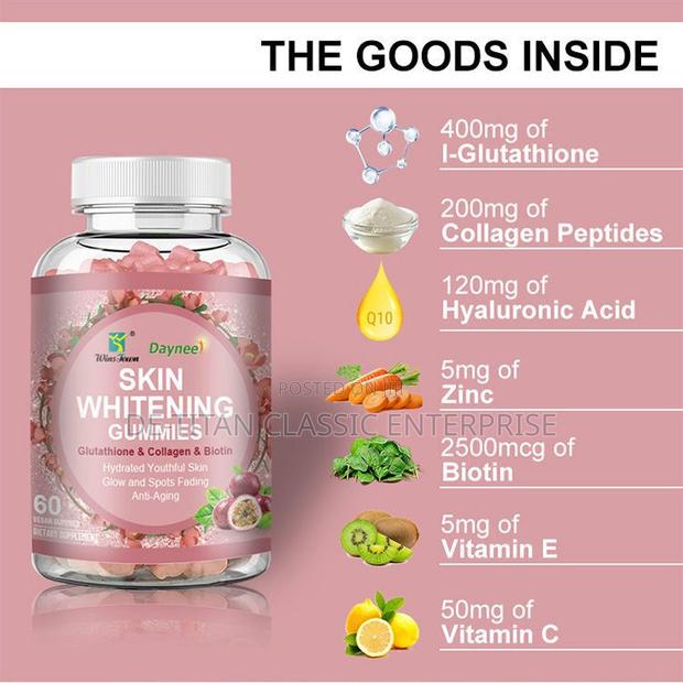 Daynee Skin Whitening and Anti-Aging Gummies- 60 Gummies · Photo 2