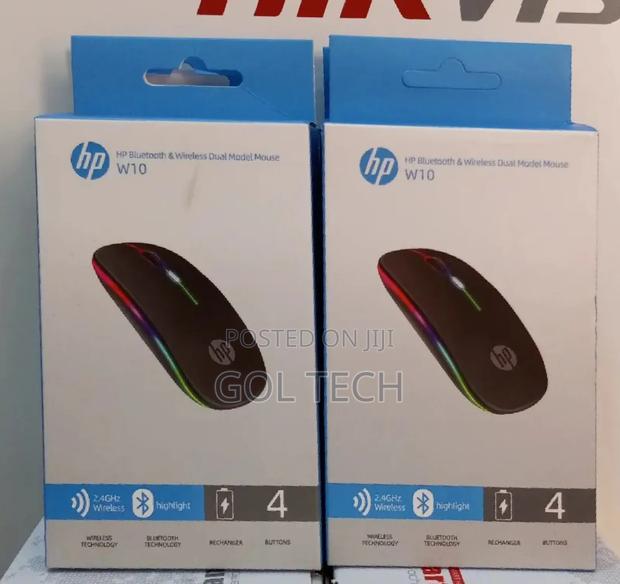 Usb Wireless Mouse Rechargeable With Bluetooth W10 · Photo 1
