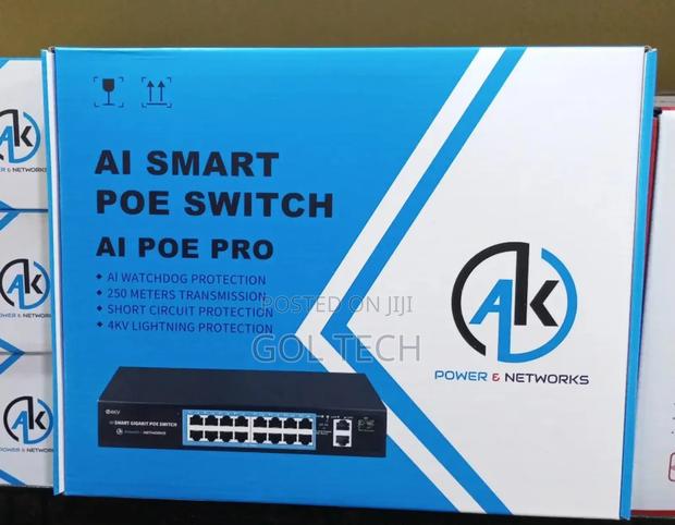 Ai Smart Poe Switch for Networking and CCTV Ak Power · Photo 2