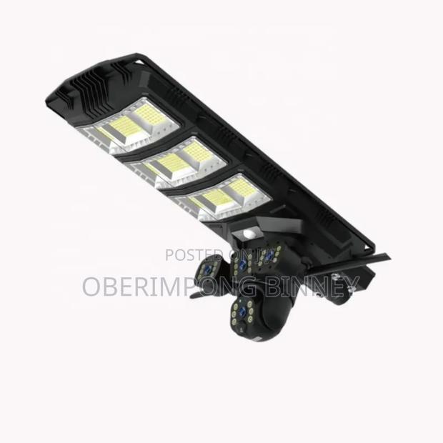 4g Solar Camera With Street Light Triple Lens Works All Sim · Photo 3
