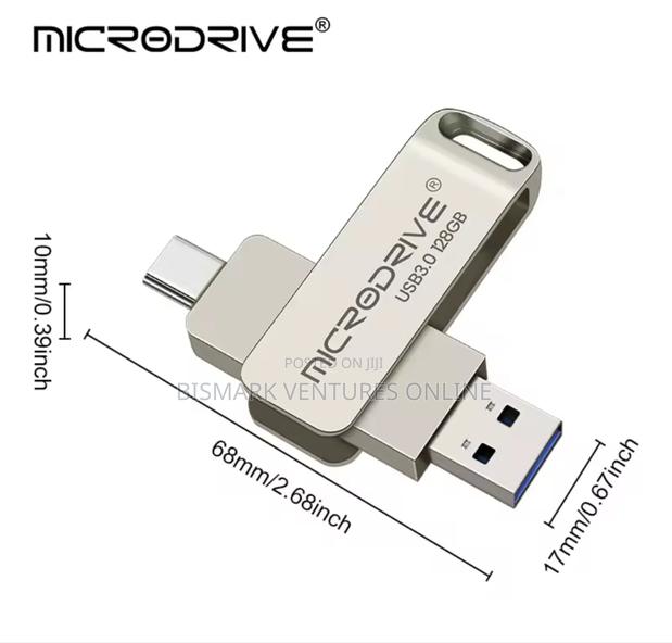 2 in 1 Otg 128g Pen Drive Metal · Photo 5