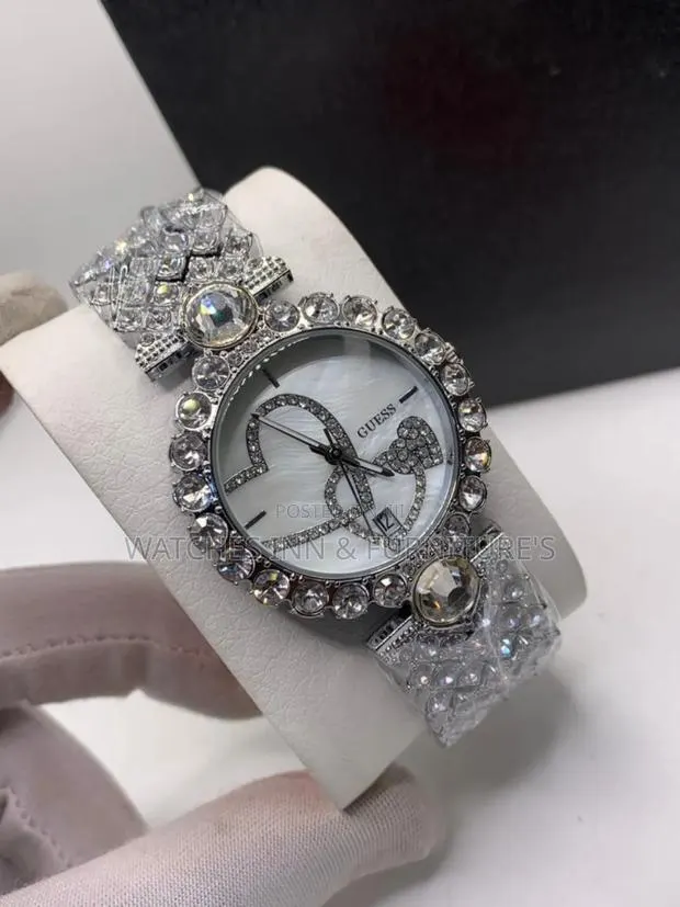 Classic Ladies Crystals Watch ( Anti Fade, Stainless ) · Photo 1