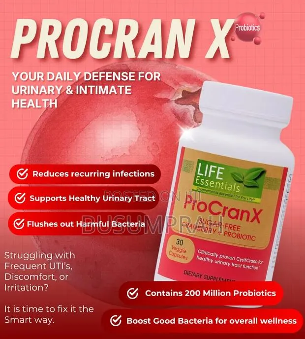 ProCranX Sugar -Free CRANBERRY+ PROBIOTIC · Photo 1