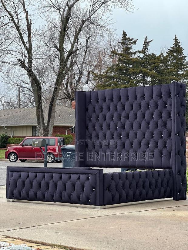 Imported Gray Bed Frame All Sizes Are Available · Photo 1