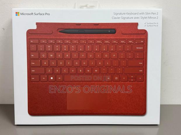 Surface Pro 9 and 11 Keyboard Cover Original New With Pen Holder · Photo 1