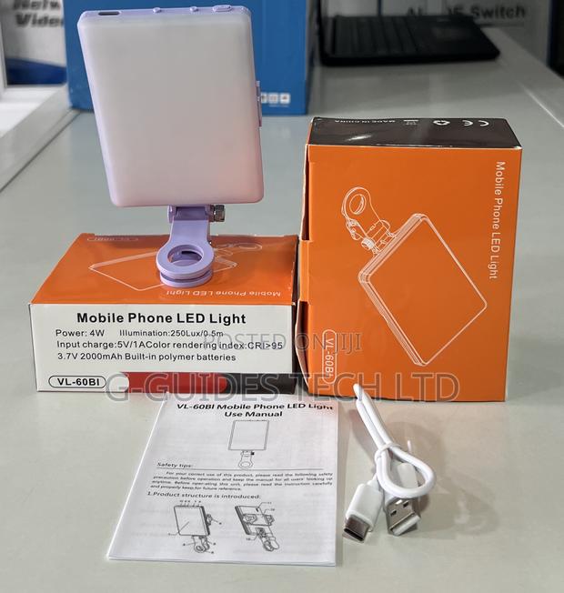 Vl-60bl Mobile Phone Led Light Rechargeable · Photo 1