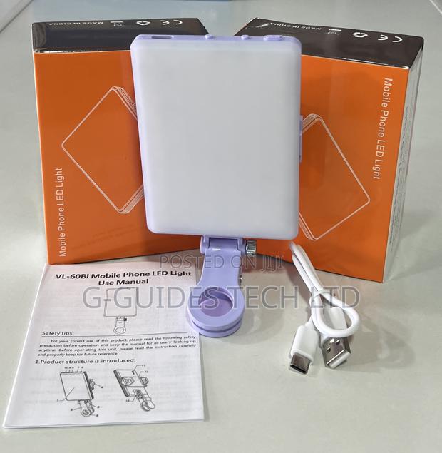 Vl-60bl Mobile Phone Led Light Rechargeable · Photo 2