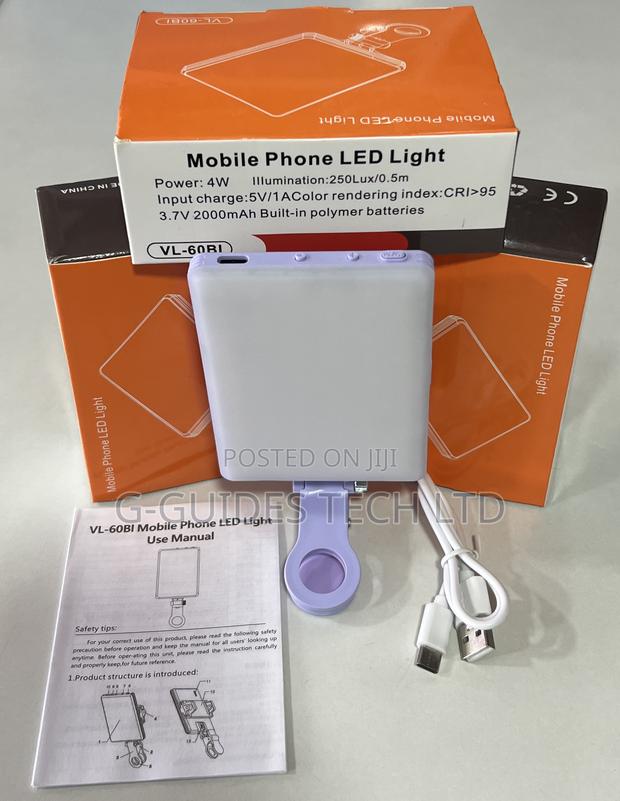 Vl-60bl Mobile Phone Led Light Rechargeable · Photo 3
