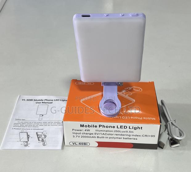 Vl-60bl Mobile Phone Led Light Rechargeable · Photo 4