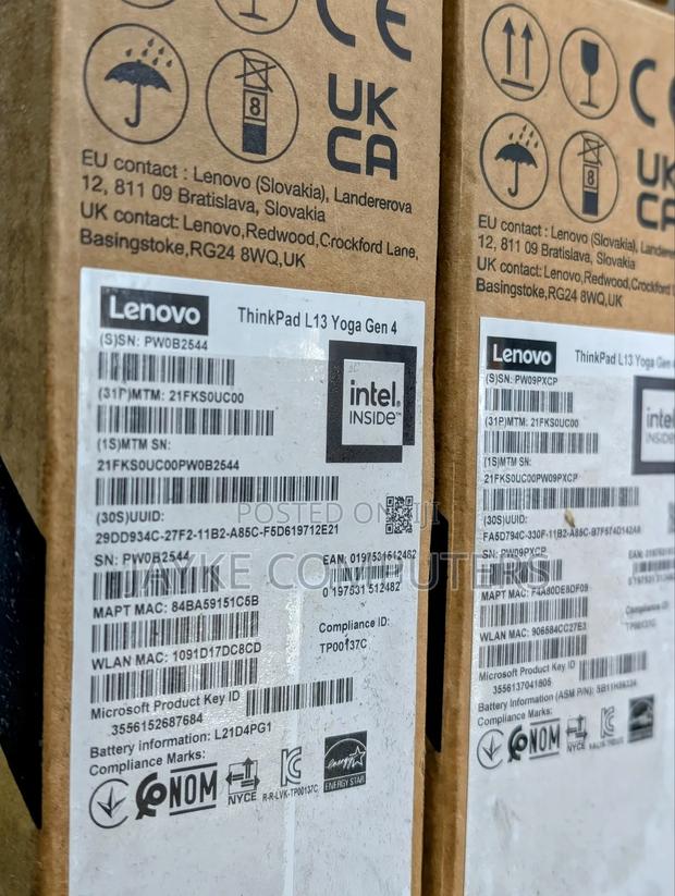 New Laptop Lenovo ThinkPad L13 Yoga 16GB Intel Core i5 SSD 256GB · Photo 2