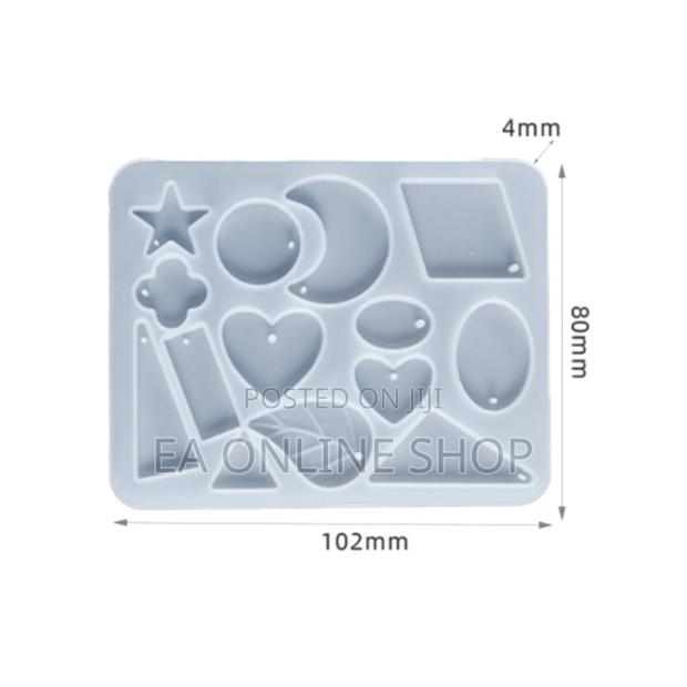 14 Different Designs Silicone Mold for Ear Ring Epoxy Resin · Photo 1