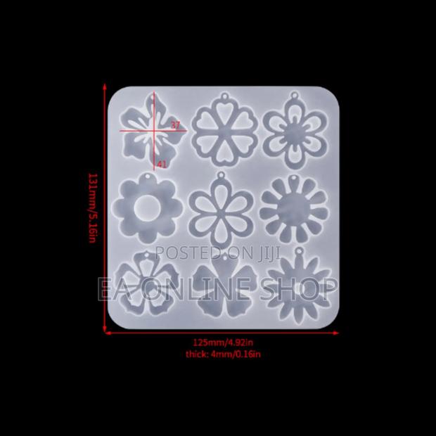 Leaf Flowers Pendent Earring Silicone Molds for Epoxy Resin · Photo 2