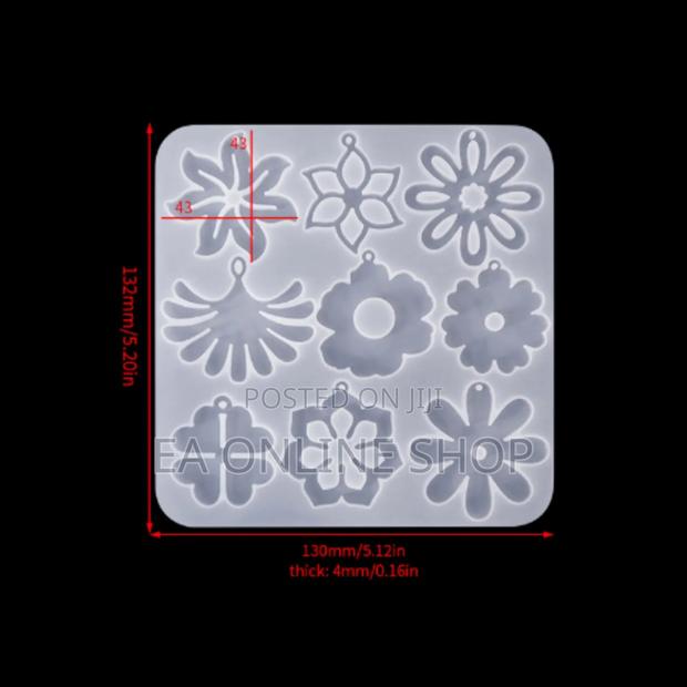 Leaf Flowers Pendent Earring Silicone Molds for Epoxy Resin · Photo 5