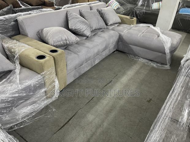 High Quality Fabric L Shape With 2 in 1 Sofa Sets · Photo 4