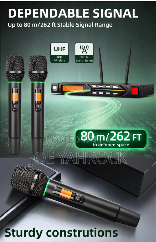 Original 2 In 1 Uhf Cordless/Wireless Mic 100m · Photo 3