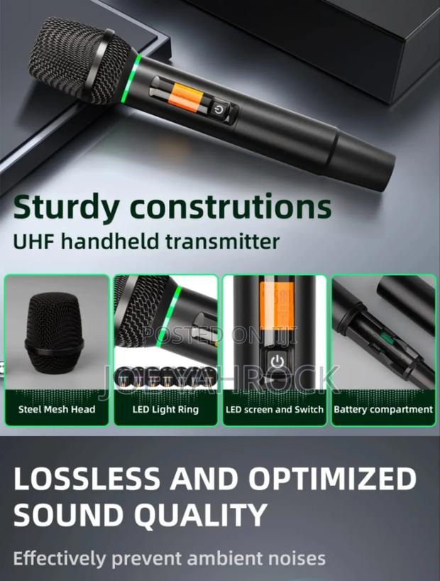Original 2 In 1 Uhf Cordless/Wireless Mic 100m · Photo 4