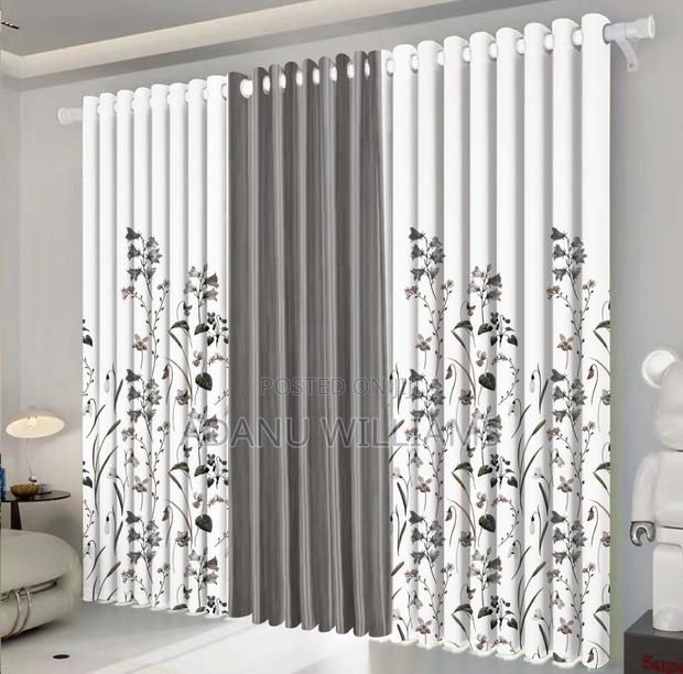 Luxurious 3in1 Curtains Set(Available in Diff Colors) · Photo 1
