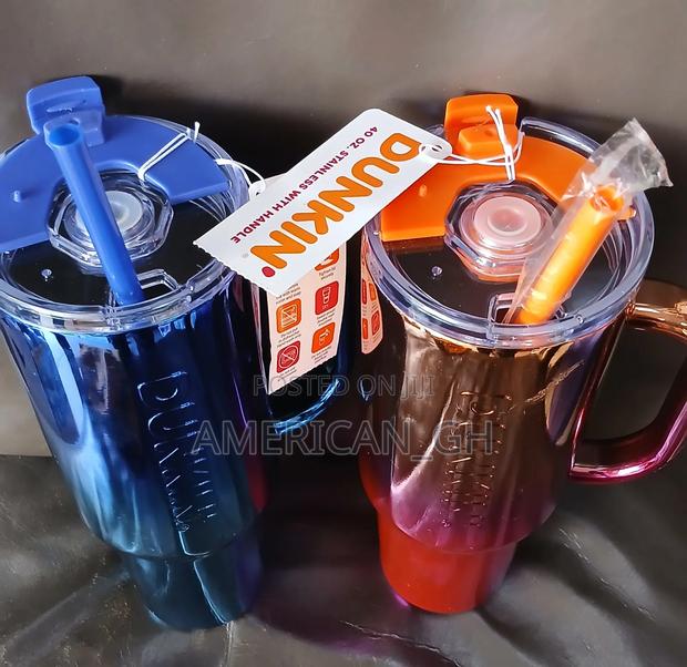 Dunkin Stainless Tumbler, Hot/Cold Beverages, 40oz · Photo 1