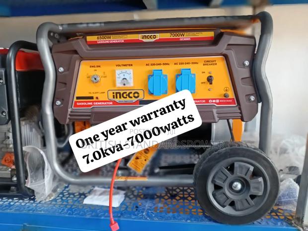 High Quality Ingco 7.0kva Petrol Generator Ingco · Photo 1