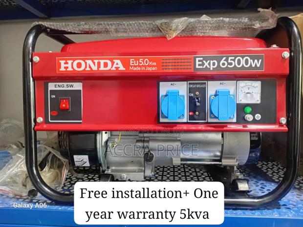 Power on Demand 5kva Honda Gen Petrol Honda Generator · Photo 1