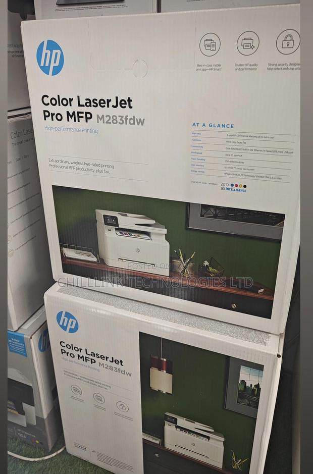 Hp Laserjet Pro MFP 283fdw All One Color Printer · Photo 2