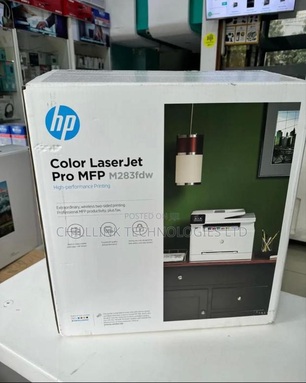 Hp Laserjet Pro MFP 283fdw All One Color Printer · Photo 1