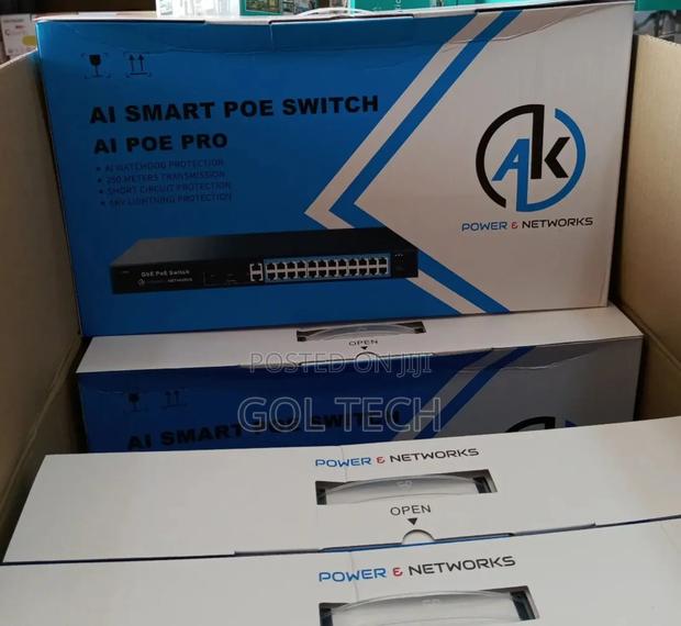 24port Ai Smart Poe Switch Ak Original Poe424g · Photo 2