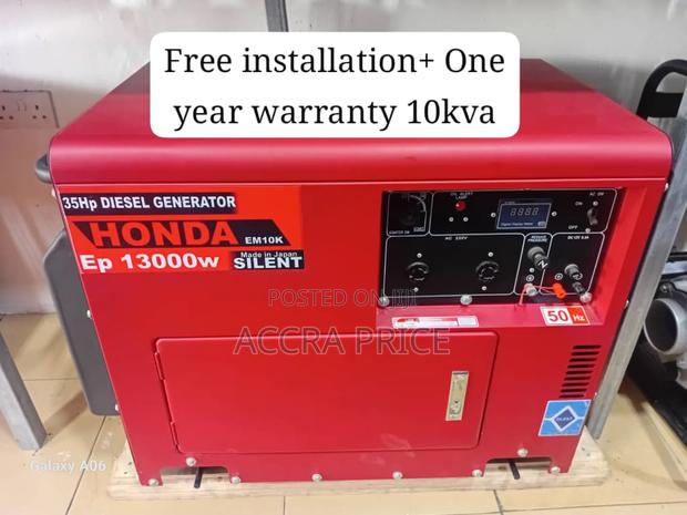 Powering Progress 10kva Honda Diesel 10kva Genset 13kw · Photo 1