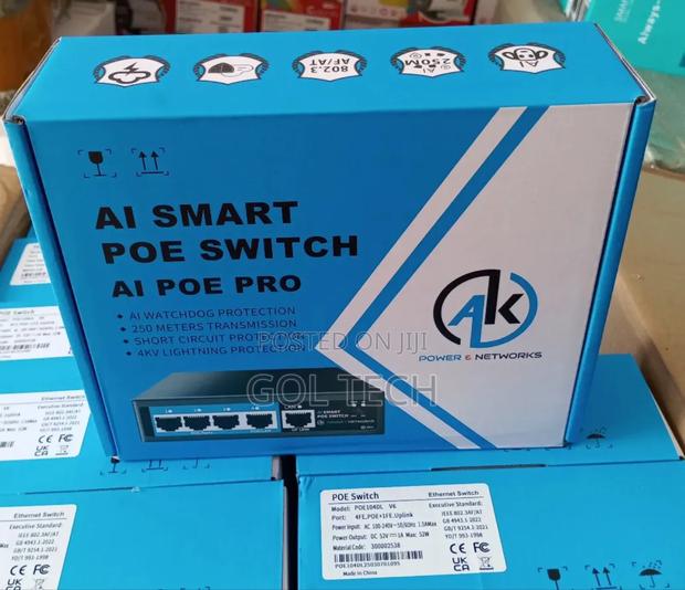 4port Poe Switch Ai Smart Poe Pro Switch Poe104dl · Photo 2