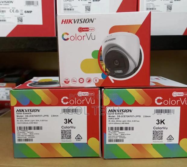 Hikvision / 5mp Colorvu Hd Analog Camera Ds-2ce70kf0t-LPFS · Photo 1