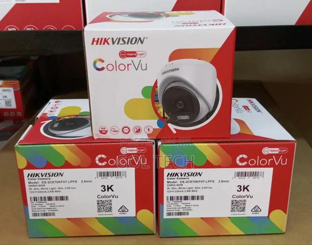 Hikvision / 5mp Colorvu Hd Analog Camera Ds-2ce70kf0t-LPFS · Photo 2