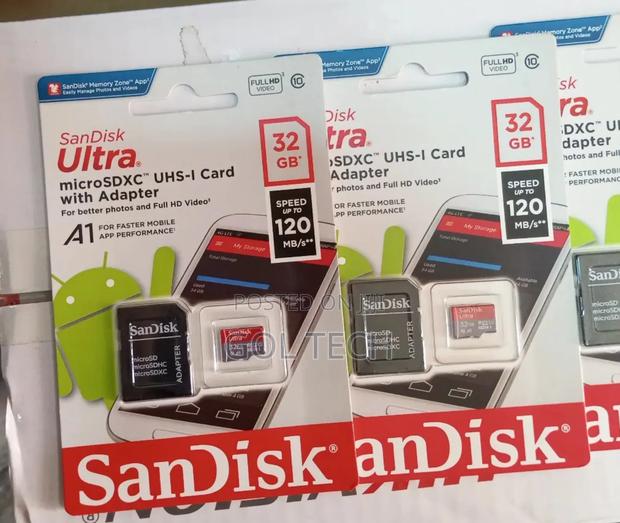 32gb Micro Sd Card for Phone or Camera High Speed Sandisk · Photo 1