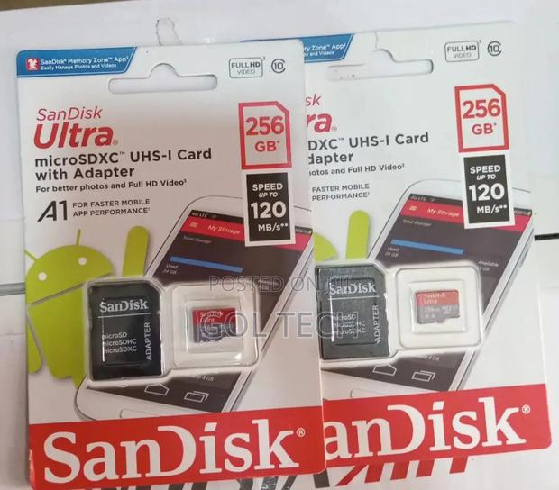 256gb Sandisk Ultra Speed Upto 120mbs Micro Sd Card · Photo 2