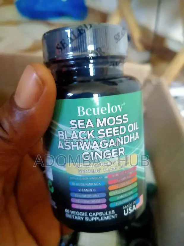 Sea Moss Black Seed Oil Ashwagandha Ginger · Photo 1