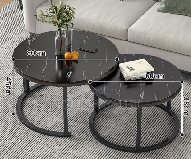 Marble Center Table Coffee Table (2 Set) · Photo 5