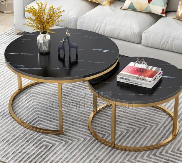 Marble Center Table Coffee Table (2 Set) · Photo 7