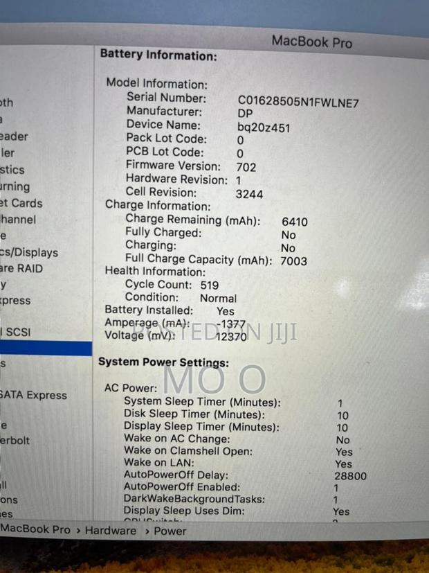 Laptop Apple MacBook Pro 2015 16GB Intel Core I7 SSD 256GB · Photo 5