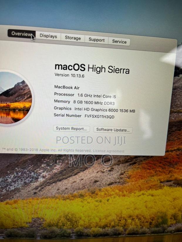 Laptop Apple MacBook Air 2017 8GB Intel Core I5 SSD 256GB · Photo 2