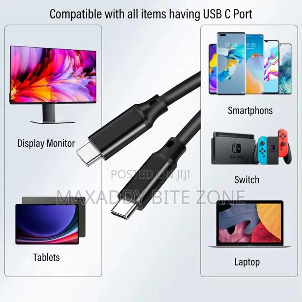 2m Type C to C Thunderbolt 3 Extend Video Data Cable · Photo 3