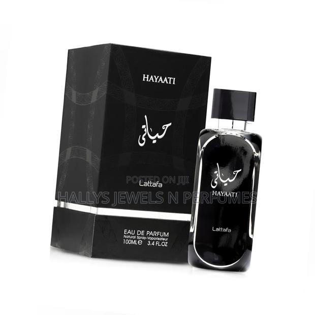 Hyaati Noir (Black) Perfume Lattafa, 100ml, Men's · Photo 1