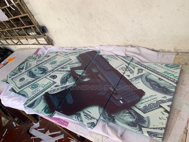 Dollar Gun Wall Arts Canvas 3d Panels Frames · Photo 1