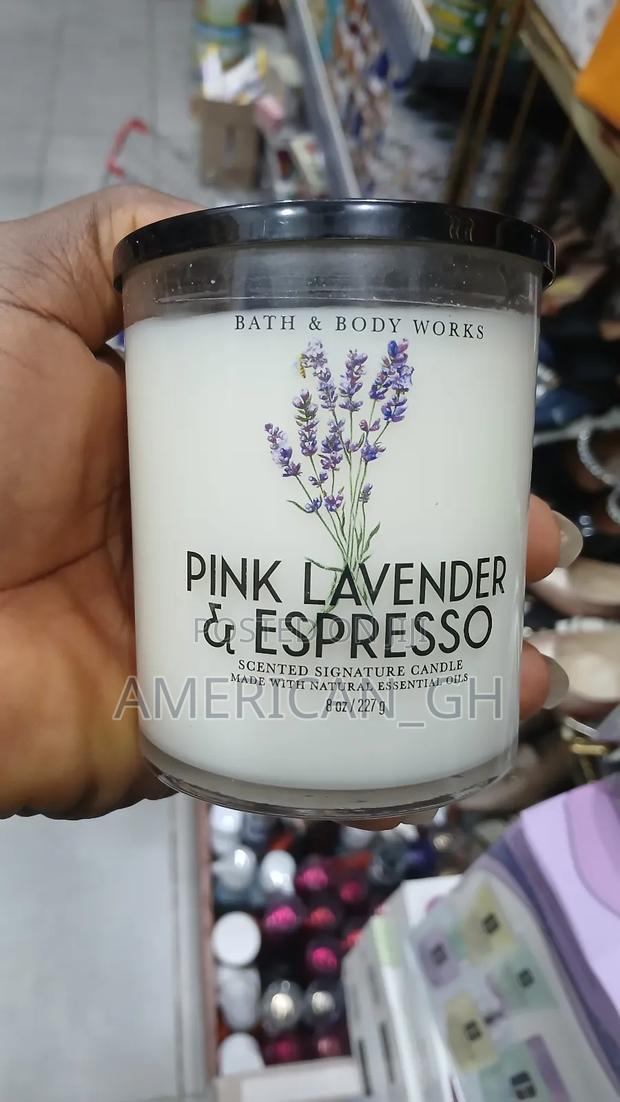 Pink Lavender and Espresso Scented Candle, 227g · Photo 1