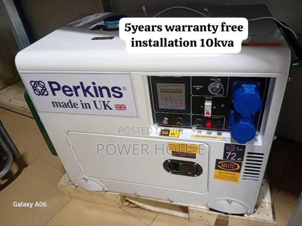 Sense Base Perkins Generator 10kv 13000watts 10kv Perkins · Photo 1