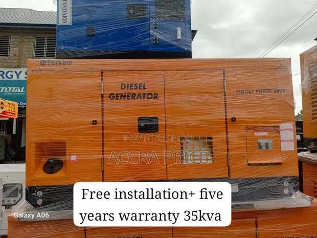 Powergrid Solution Silent 35kva Perkins Diesel Gen Silent · Photo 1