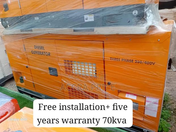 Powergrid Solution Silent 70kva Perkins Diesel Gen Silent · Photo 1