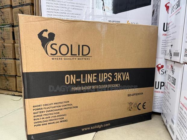 Solid Ups 3000va ( Universal Output ) 3 Kva - Online · Photo 1