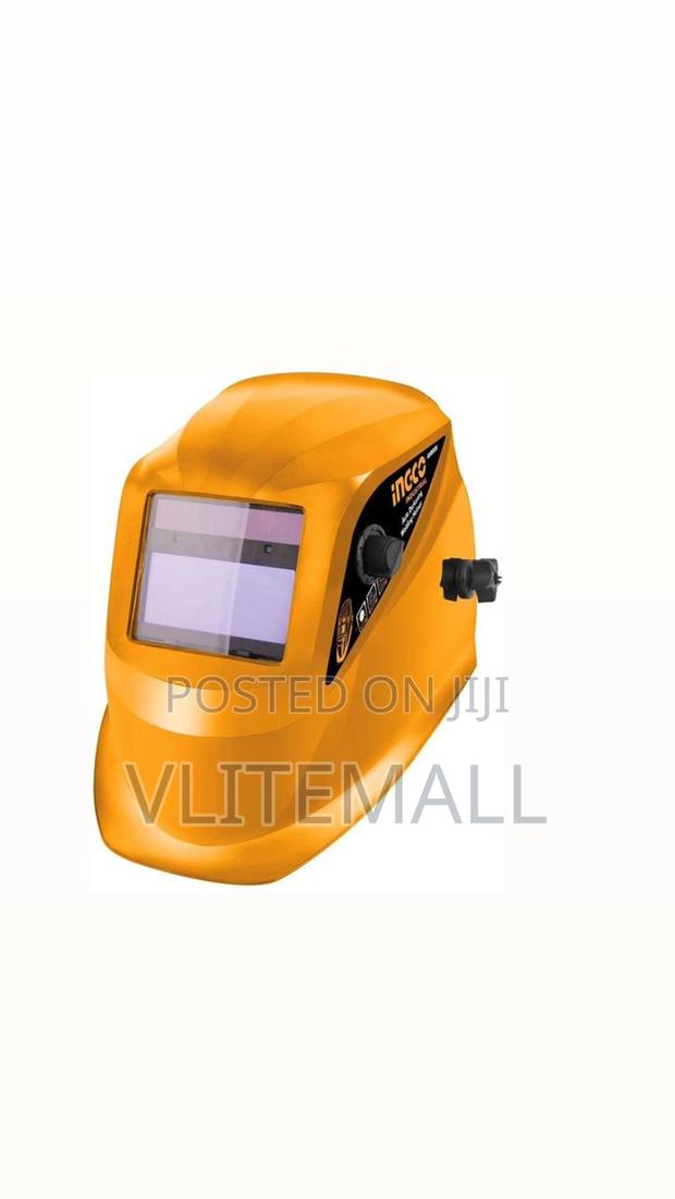 Auto-darkening Welding Helmet Yellow · Photo 1